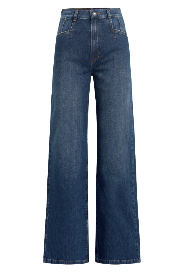 High-Waist Wide Leg Jeans